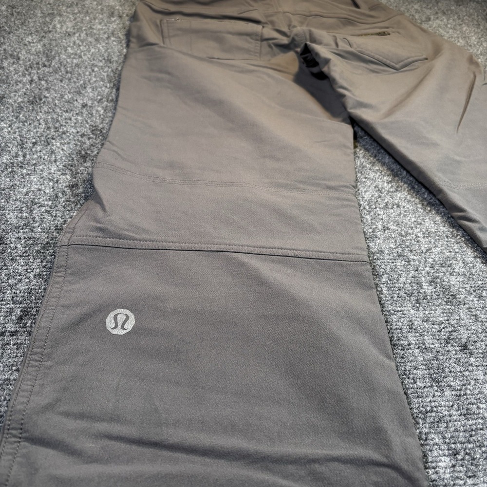 Lululemon ABC Commission Pants Men's 32‎ Tall Light Gray Tech Stretch 5-Pocket